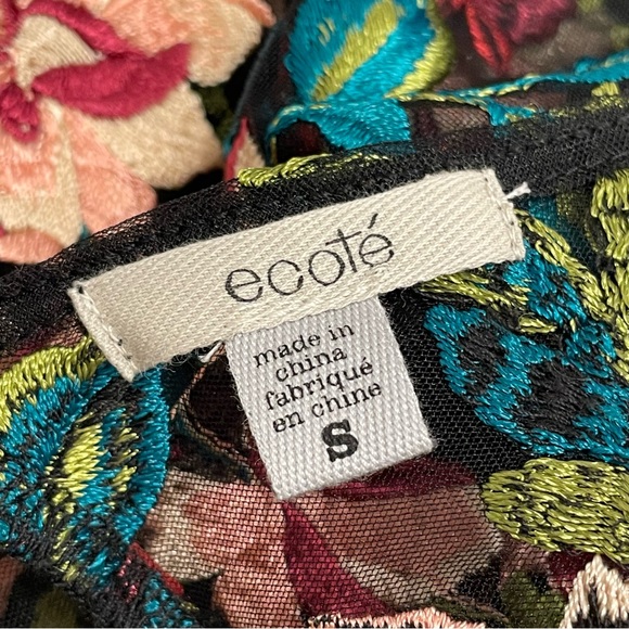 Urban Outfitters Ecote Sheer embroidered tank - Picture 10 of 15